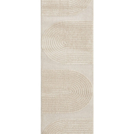 Rug Culture Lotus Abbey Beige Runner Rug