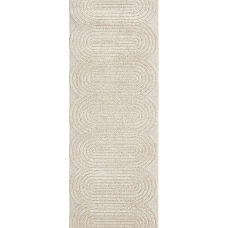 Rug Culture Lotus Carl Beige Runner Rug