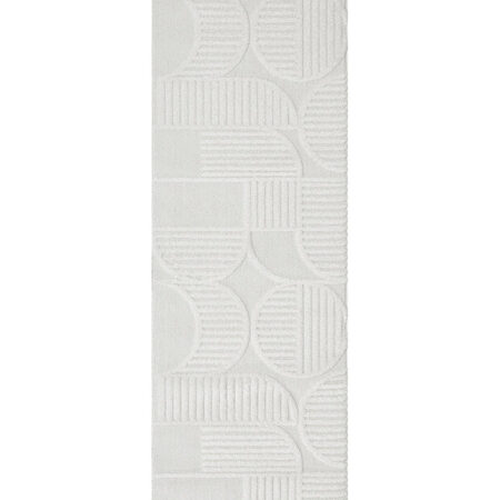 Rug Culture Lotus Leo White Runner Rug