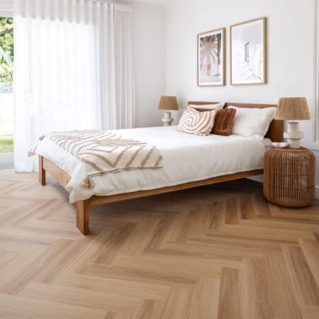 Easi-Plank SPC Natural Blackburr Hybrid Herringbone Flooring