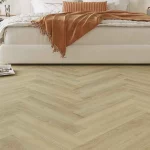 Riverhill Elegant Lime Ash Hybrid Herringbone Flooring
