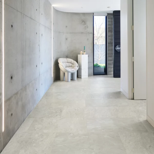 Karndean Korlok Luna Breccia Marble flooring in a room setting