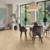 Mountain Hickory RKP8248 timber-look hybrid flooring in an open-plan kitchen and dining