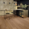Karndean Korlok Refined Fiddleback Blackbutt flooring in a room setting