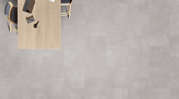 Godfrey Hirst Olympus Stone Arctic Grey light grey concrete vinyl plank flooring