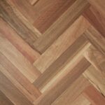 Fiddleback Spotted Gum Herringbone Engineered Timber Flooring