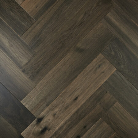 De Marque Oak Herringbone Ash Grey Engineered Timber Flooring