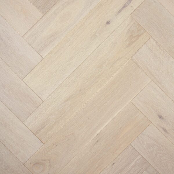 De Marque Oak Herringbone Chateau Grey Engineered Timber Flooring