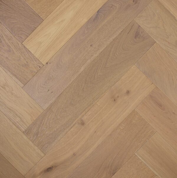 De Marque Oak Herringbone Colonial Grey Engineered Timber Flooring
