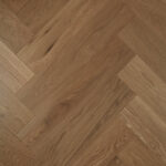 De Marque Oak Herringbone Latte Engineered Timber Flooring