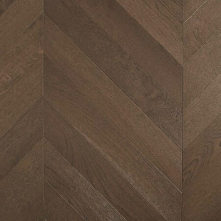 De Marque Oak Dark Brown engineered chevron