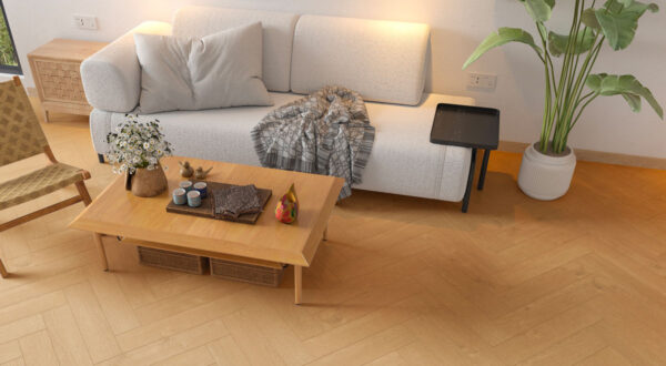 Clever Choice Shield Everlast Crown Cone Herringbone 10mm laminate flooring board