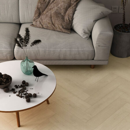 Clever Choice Shield Everlast Sand Dollar Herringbone Laminate Flooring