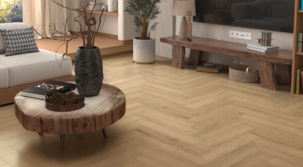 Clever Choice Shield Everlast Zebra Ark Herringbone 10mm laminate flooring board