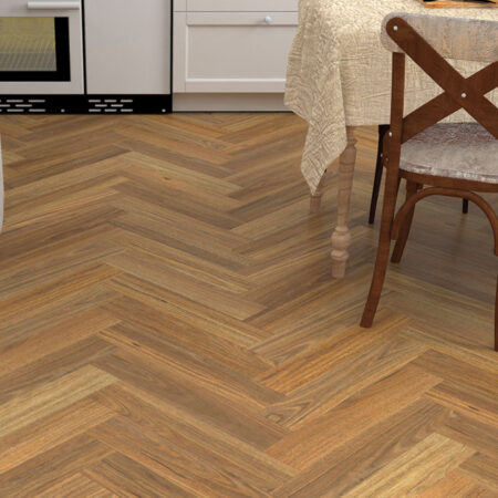 Clever Choice Shield Everlast Atlantic Spotted Gum Herringbone Laminate Flooring