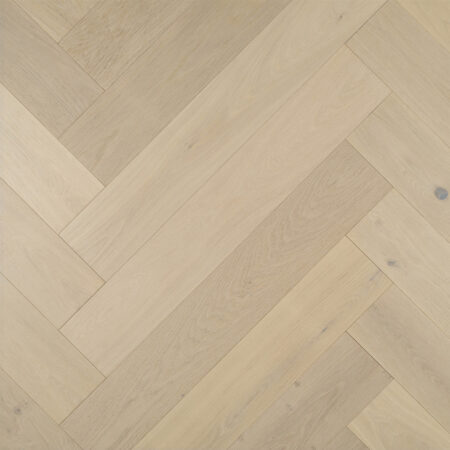 Terra Mater WildOak Hardwood Arlo Herringbone Collection Dove Grey Premium Engineered Timber Flooring