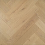 Terra Mater WildOak Hardwood Arlo Herringbone Collection Ivory Premium Engineered Timber Flooring
