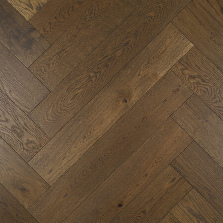 Terra Mater WildOak Hardwood Arlo Herringbone Collection French Grey Premium engineered timber flooring