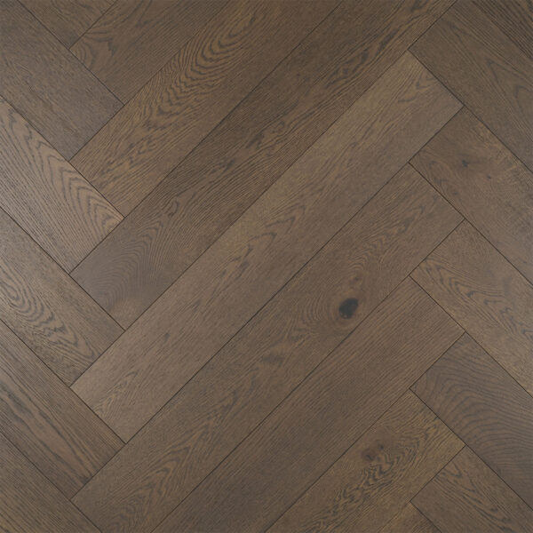 Terra Mater WildOak Hardwood Arlo Herringbone Collection Onyx Pearl Premium engineered timber flooring
