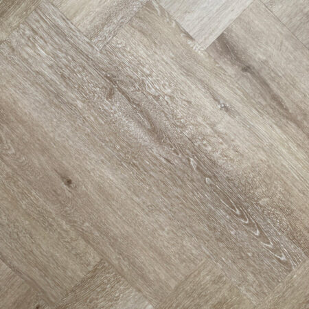 HTT Obsidian Herringbone Night Wind hybrid flooring