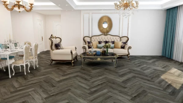 Ornato Herringbone Fresco Oak Hybrid Flooring