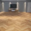 Ornato Herringbone Oak Saffron Hybrid Flooring Scene