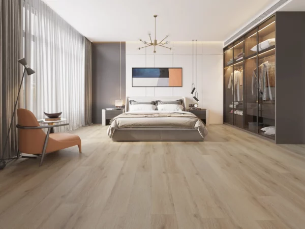 Swish Aqua Manhattan Oak Laminate Flooring Scene