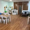 Ornato Luxury Vichy vinyl plank flooring laid in a residential interior