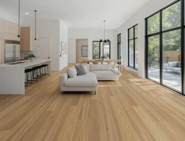 Aqua Stone 8.5 QLD Blackbutt Hybrid Flooring Scene