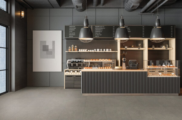 Virtuo Stone 55 Concrete Grey Luxury Vinyl Flooring Scene