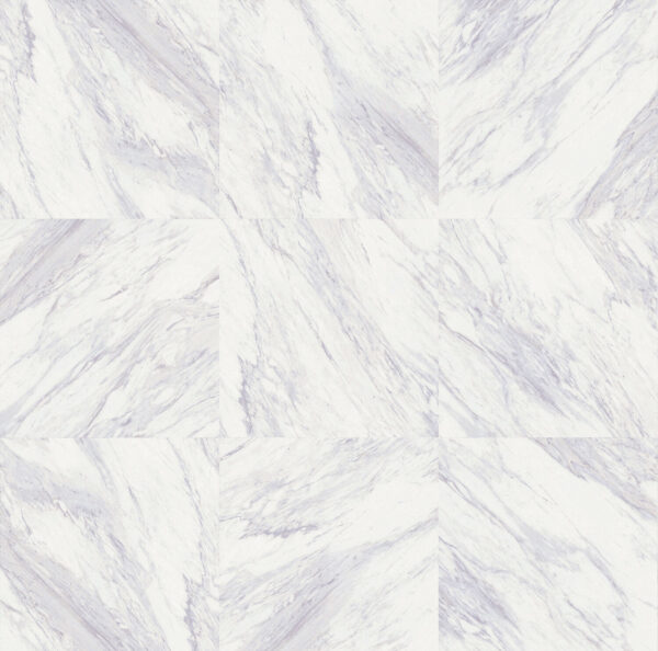 Kenbrock Cushionstone Bianco Carrara vinyl tile flooring