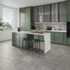 Kenbrock Cushionstone Bluestone Concrete Luxury Vinyl Flooring Scene