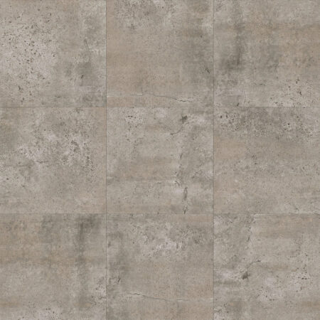 Kenbrock Cushionstone Peperino Concrete vinyl tile flooring