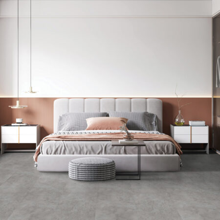 Kenbrock Cushionstone Argento Limestone Luxury Vinyl Flooring Scene