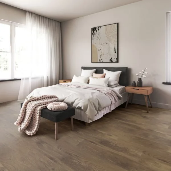 Polyflor MiPlank Refined Walnut Vinyl Plank Flooring Scene