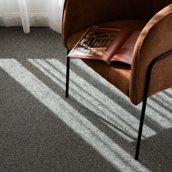 EC Sirocco Basalt Dune Wool Carpet Scene