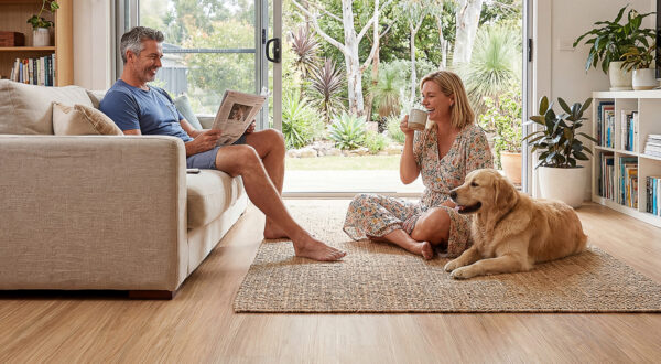 Clever Choice Robust Cabin Blackbutt Vinyl Flooring Scene 2