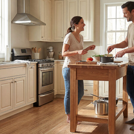 Clever Choice Robust Retreat Blackbutt Vinyl Flooring Scene 1