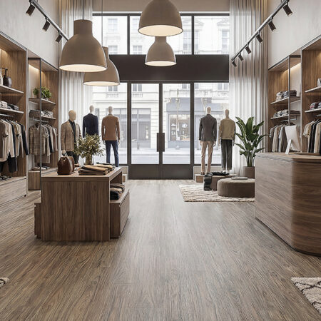Clever Choice Robust Cabin Spotted Gum Vinyl Flooring Scene 1