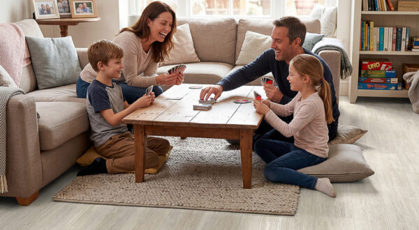 Clever Choice Robust Country Cottage Vinyl Flooring Scene