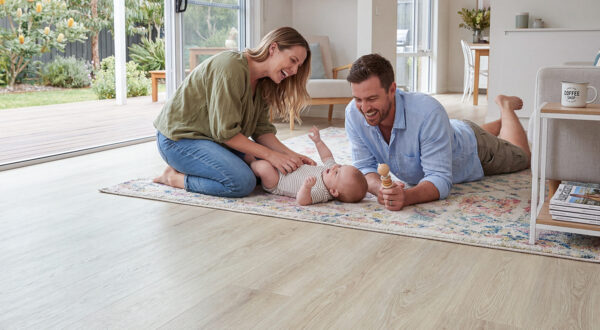 Clever Choice Robust Reef Hut flooring in a room setting