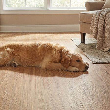 Clever Choice Ocean Rosy Blackbutt Vinyl Flooring Scene 1