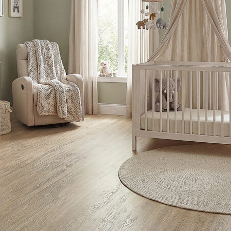 Clever Choice Ocean Daisy Meadow Vinyl Flooring Scene 1