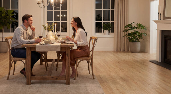 Clever Choice Ocean Heather Grain flooring in a room setting