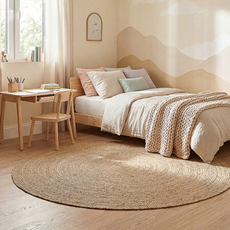 Clever Choice Ocean Aster Field Vinyl Flooring Scene 1