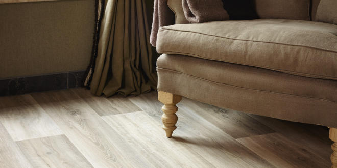 Advantage Flooring Trend TX Lime Oak Vinyl Sheet Scene