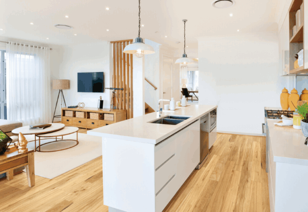 Hurford Australian Native Blackbutt Engineered Timber Flooring Scene