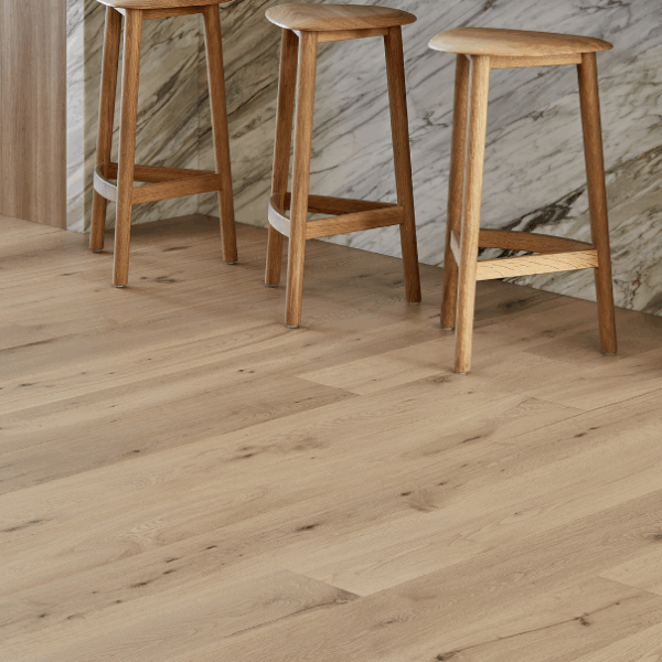 Prestige Oak Pure Oak engineered flooring in a room setting