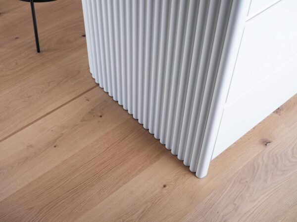 Prestige Oak Straw engineered flooring in a room setting