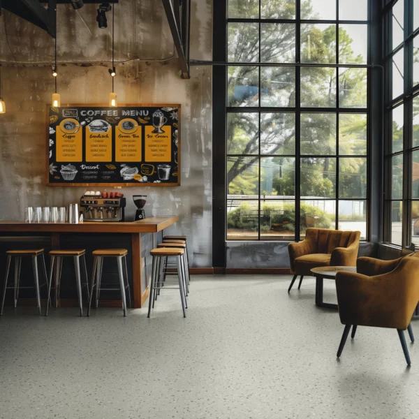 Karndean Opus Platino Terrazzo Luxury Vinyl Tile Scene